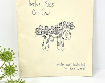Ken Ward Twelve Kids One Cow Chapbook | Limited Edition Children's Poetry (1986)