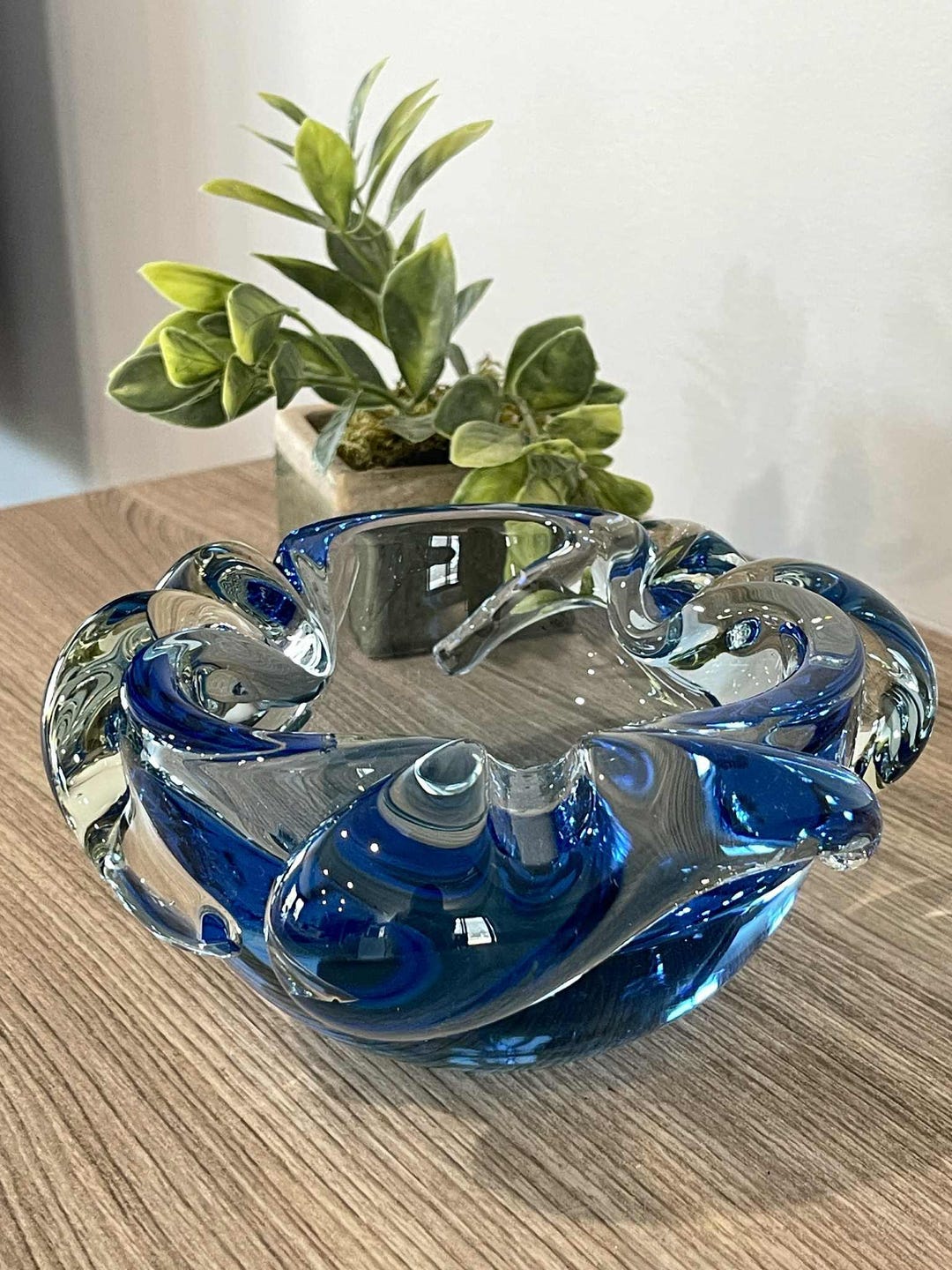 ヴィンテージ ムラーノスタイル ミッドセンチュリー アートガラス