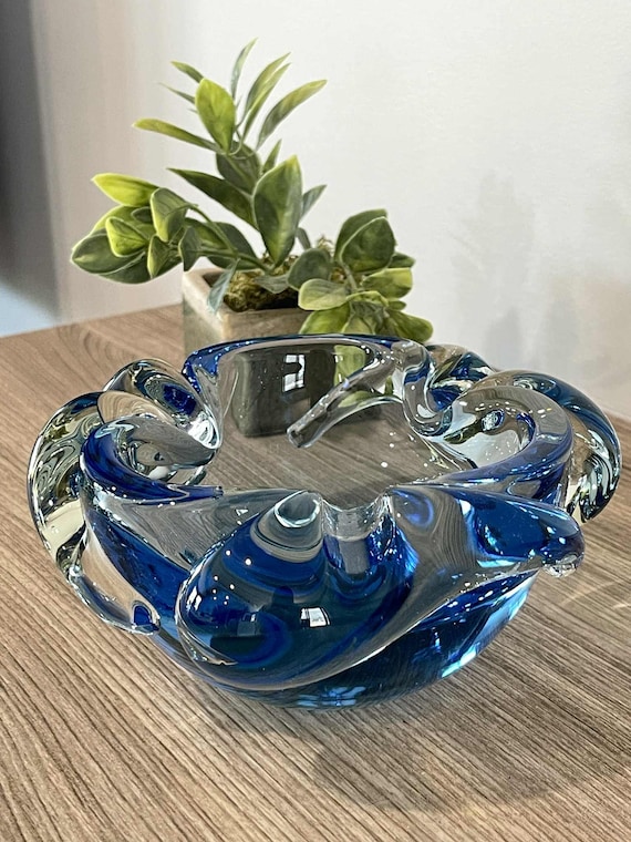 ヴィンテージ ムラーノスタイル ミッドセンチュリー アートガラス