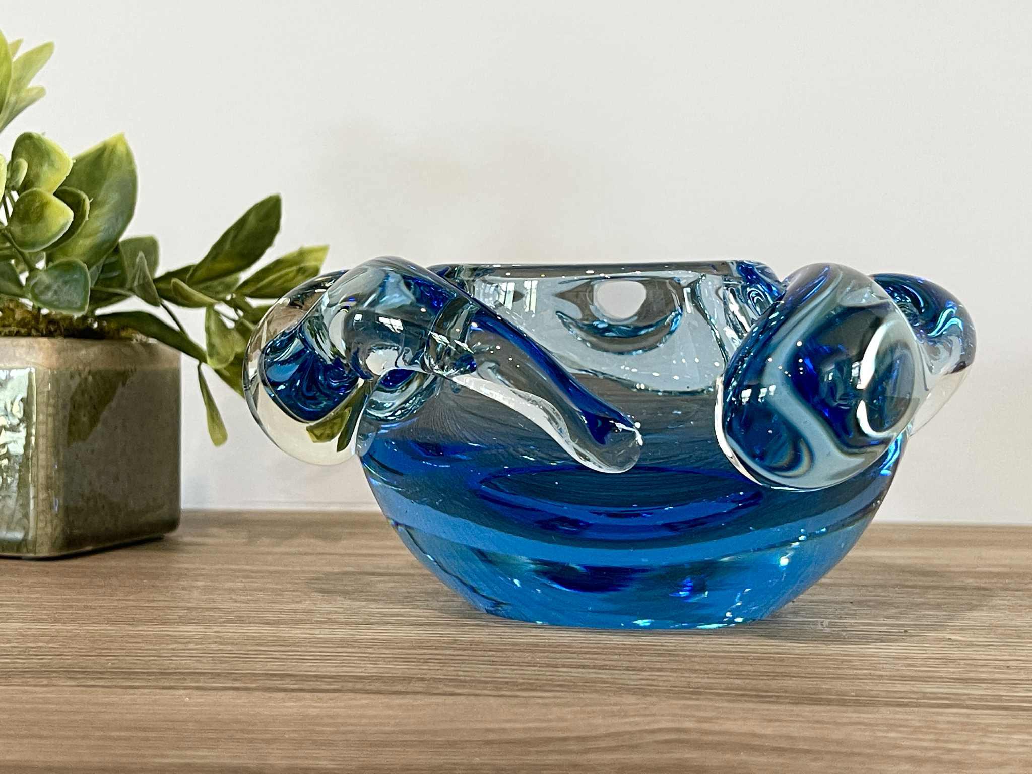 ヴィンテージ ムラーノスタイル ミッドセンチュリー アートガラス