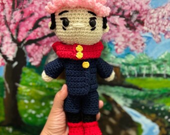 Peluche de ganchillo Yoji.