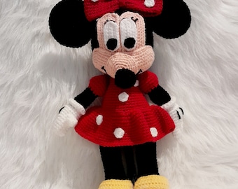 Minnie Mouse Crochet Plushie