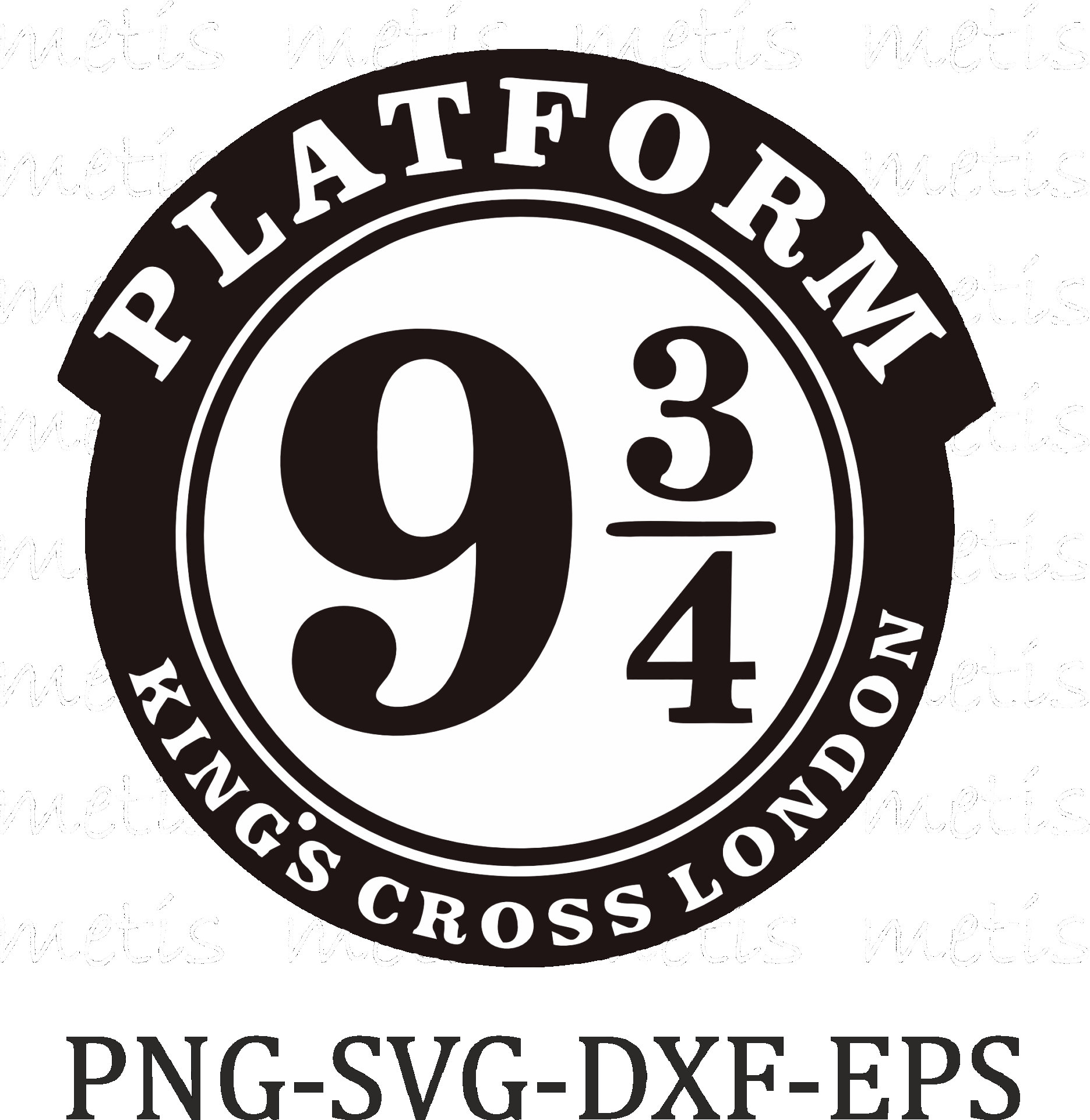 Plattform 9 3/4 SVG Kings Cross Station svg trendige svg - Etsy.de