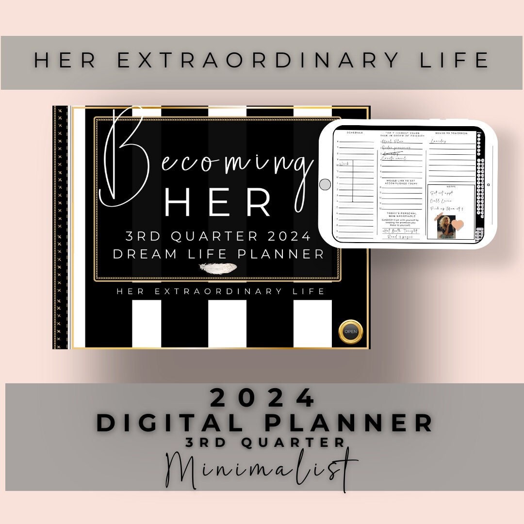 2024 Adult ADHD Digital Planner for iPad and Goodnotes Daily - Etsy