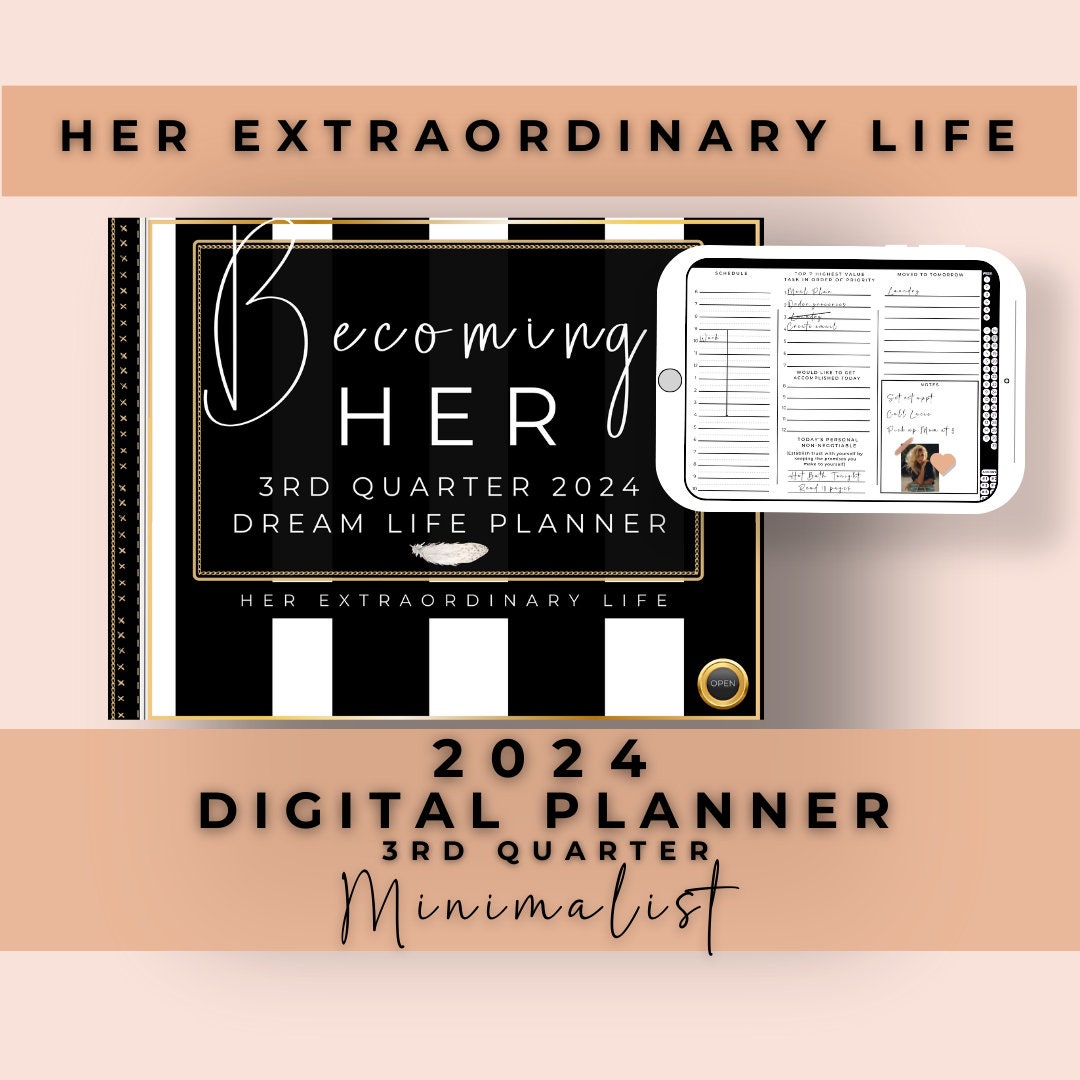 2024 Adult ADHD Digital Planner for iPad and Goodnotes Daily - Etsy