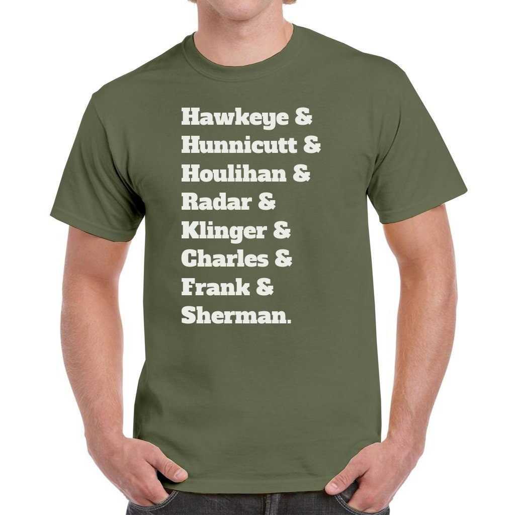 MASH TV Show Names T-shirt - Etsy Canada