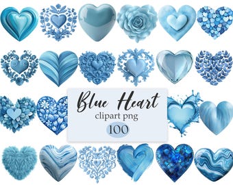 青いハート png、青いハート クリップアート、青いハート クリップ
