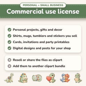 Commercial use license: what you can and can't do with the files