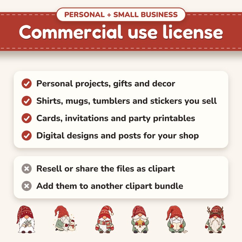 Commercial use license: what you can and can't do with the files