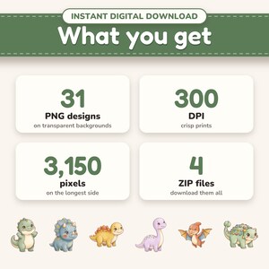 What's included: 31 transparent PNG files at 300 DPI, delivered as a ZIP download