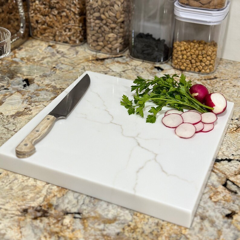 QUARTZ CUTTING BOARD Cutting/serving/charcuterie/pastry Board Unique