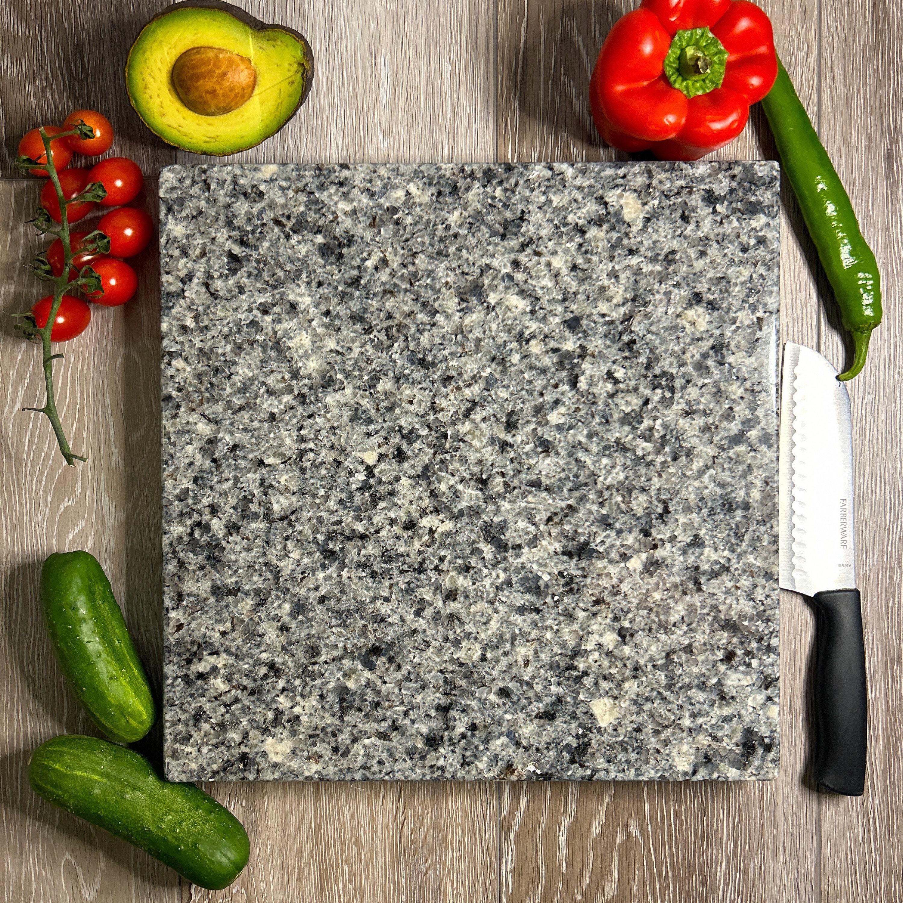 Natural Black Granite Pastry Cheese And Cutting Serving Board