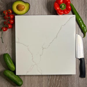 Quartz Cutting Board - Cutting/Serving/Charcuterie/Pastry Board - Unique engagement, anniversary, housewarming, wedding gift - Handmade gift