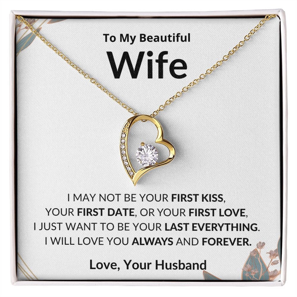 Husband To Wife – Love Of My Life Scripted Love Necklace – Teepoem Ltd