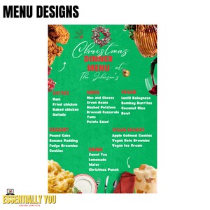 Digital Flyer Menu Design