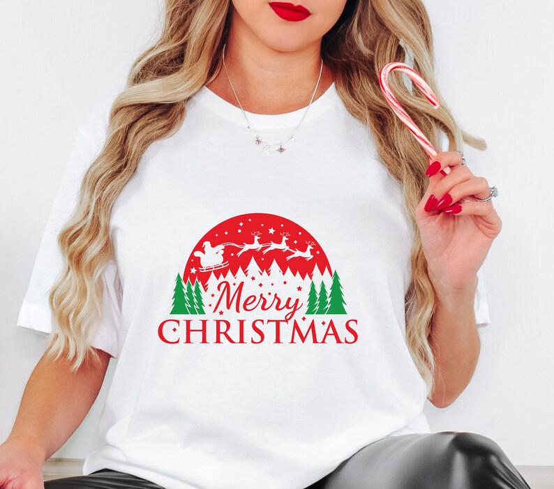 Merry Christmas Tshirt,retro Christmas Tshirt,christmas Cross Shirt