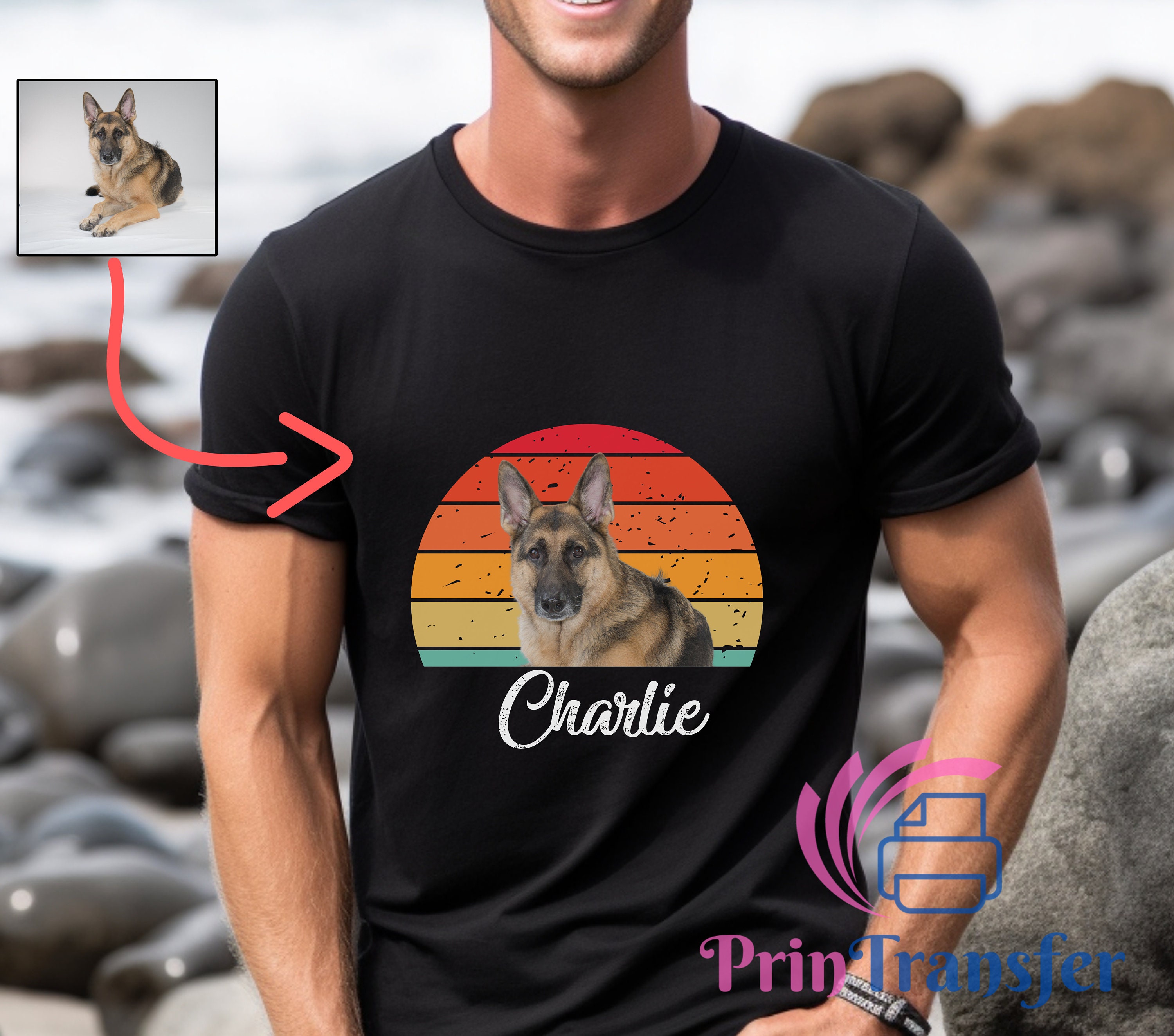 Custom Pet Tshirt, Custom Pet Photo Tshirt, Pet Photo Tshirt, Custom Dog Tshirt, Analysis