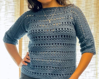 Crochet Handmade Pullover Sweater
