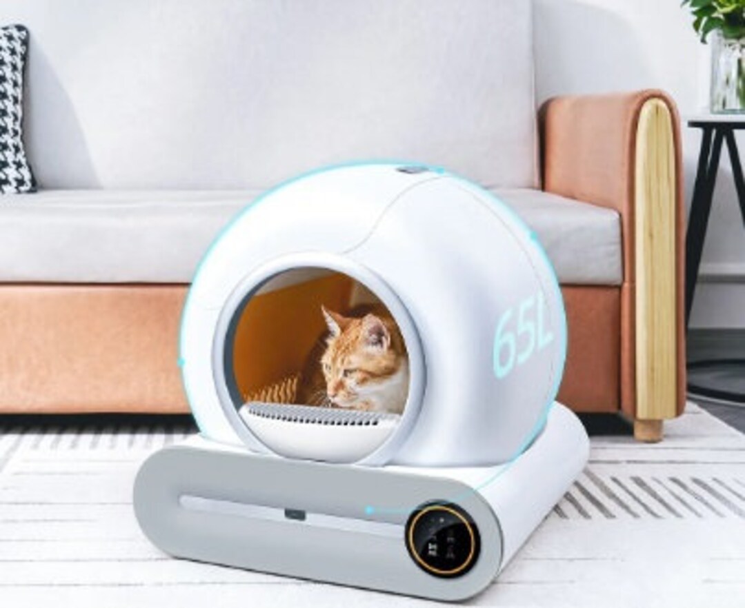 Tonepie Automatic Smart Cat Litter Box Self Cleaning 65L App - Etsy