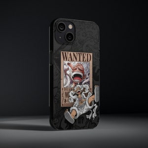 BienesMart B Mart One Piece Series Luffy Printed Design Anime Iphone Back  Case | Strong Tempered Glass Back Cover For Phone | Camera & Edge  Protection