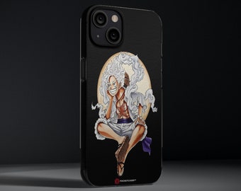 One Piece Anime Gift, One Piece Phone Case With Luffy Gear 5, Anime Iphone Case, Anime Phone Case For Iphone 15,14,13,12,11,X,SE,8