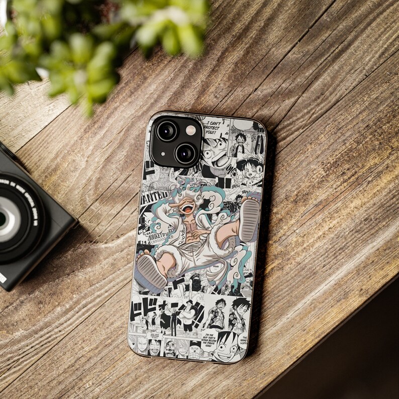 Anime iPhone Case, Luffy Gear 5, One Piece Phone Case, Case Style Anime