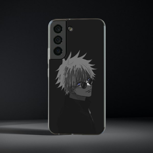 Jujutsu Kaisen Phone Case, Samsung s24 Case With Satoru Gojo, Anime Phone Case For Samsung s24,s23,s22,s21,s20,s10,s8, Jujutsu Kaisen Anime