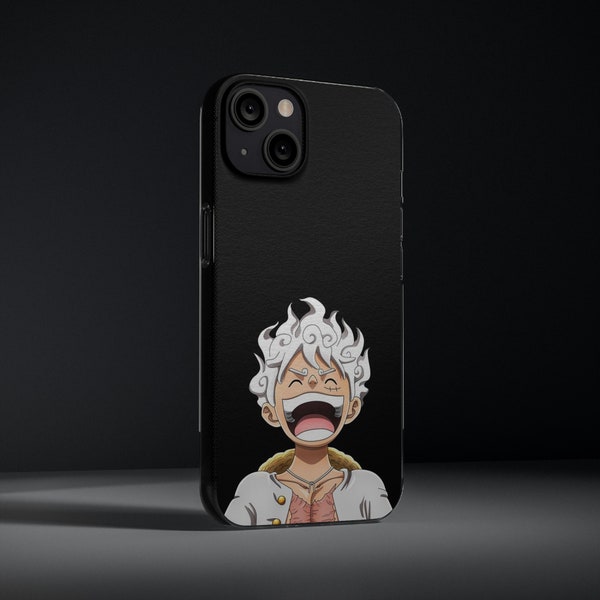 One Piece Anime,One Piece Phone Case With Luffy Gear 5,Anime Iphone Case,Kawaii Phone Case,Anime Phone Case For Iphone 15,14,13,12,11,X,SE,8