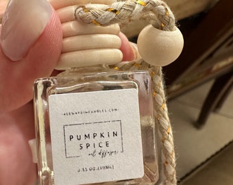 Diffusore per auto Pumpkin Spice / Fragranza per auto / Diffusore Boho / Diffusore per auto sospeso / Accessori per auto