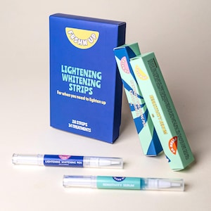 Teeth Whitening Bundle | Vegan, Gluten-Free, Sensitivity-Free, Peroxide-Free Oral Care Gift Set | Smile Essentials | nHA