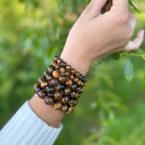 Handmade Tiger Eye Stone Bracelet: Unisex Fair Trade Jewelry