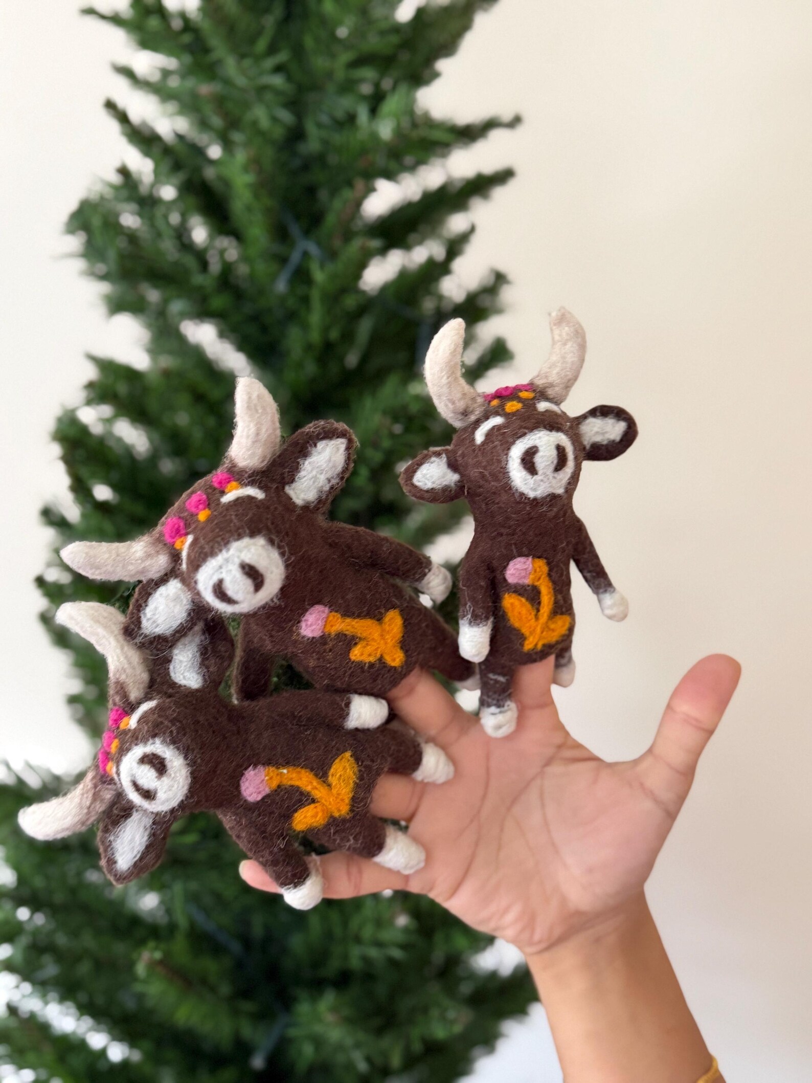 Marioneta De Dedo Vaca – Títere De Tela Para Contar Historias, Rimas Y Canciones – Ideal Para Niños Desde 12 Meses Y Regalos De Cumpleaños O Baby Shower