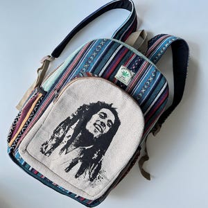 Bob Marley Himalaya henneprugzak: milieuvriendelijke rugzak van biologisch katoen