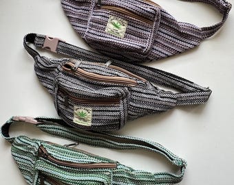 Himalaya Hanf Bauchtasche: Fair Trade Unisex Bauchtasche