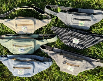 Bauchtasche aus Hanf: Geldgürtel aus Himalaya-Baumwolle, handgefertigt in Nepal