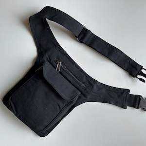 Ceinture porte-monnaie festival 100 % coton | Sac banane |Sac banane en coton| sacoche pour passeport | Sac banane | Sac banane | sac festival | Sac équitable