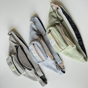 Hemp Fanny Pack | Himalayan 100% Hemp / Cotton Money Belt | Unisex hemp Waist bag | hip bag | bum bag | fair trade | handmade in Nepal | NCC