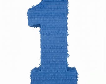 Piñata de cumpleaños con números hecha a mano, decoración de fiesta de color sólido, 22 pulgadas