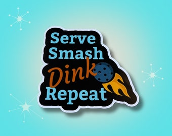 Pickleball Dink! Waterproof Vinyl Sticker