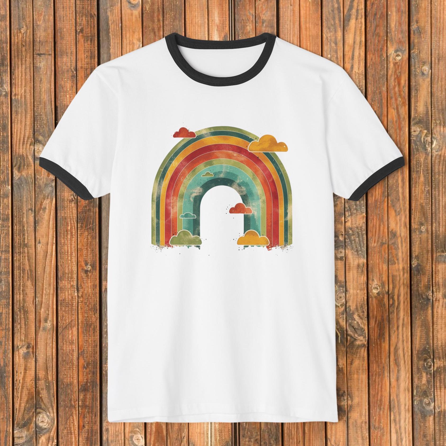 トップス vintage hysteric rainbow design tee Hysteric Glamour Vintage T-Shirt S Black Graphic 00s