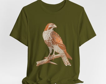 Red Tailed Hawk Unisex Bella & Canvas T-Shirt