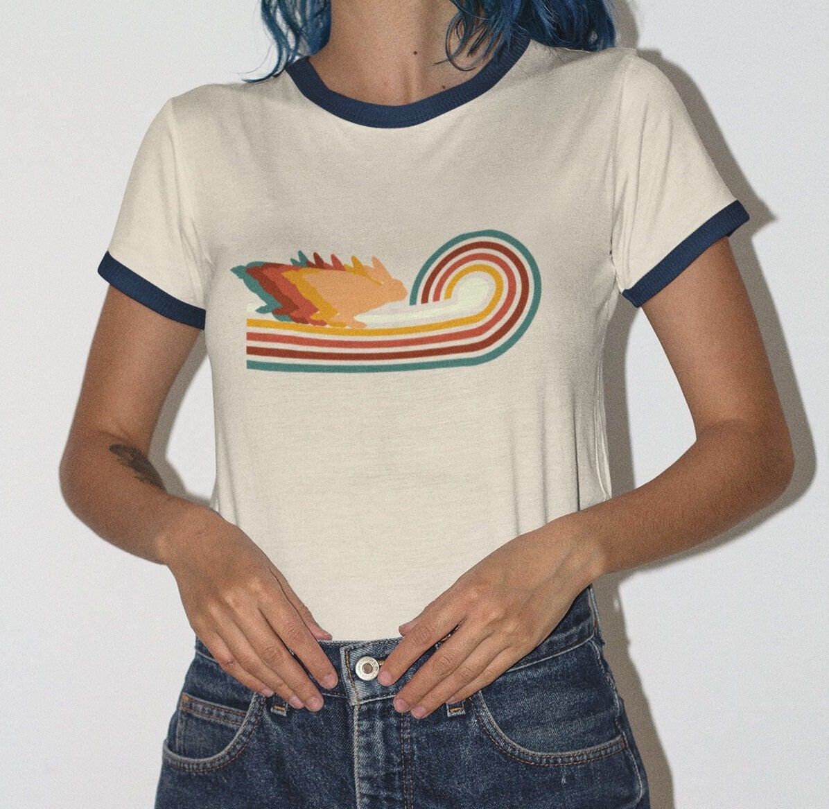 Vintage Ringer T Shirt - Etsy