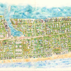 Mappa di Fire Island Pines