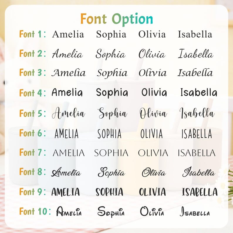 Vaso de silicona para bebé con nombre grabado personalizado, vaso infantil con pajita, vaso de entrenamiento para bebés, regalo para baby shower, vaso para bebés imagen 4