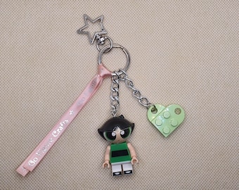 Ciondolo per borsa con minifigure delle Superchicche, Buttercup. Disponibile accessorio personalizzato.