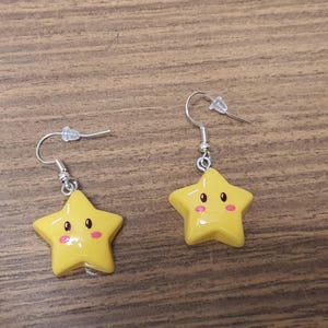 Super Star, Super Mario, Minifigur Ohrringe.