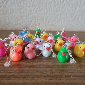 Little Duck hanging earrings.