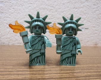 Statue of Liberty Mini Figure earrings.