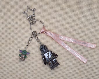 Mandalorian, minifigure Bag Charm.
