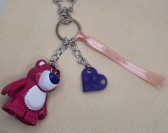 Toy Story, *Oversized* Lotso, minifigure Bag Charm.